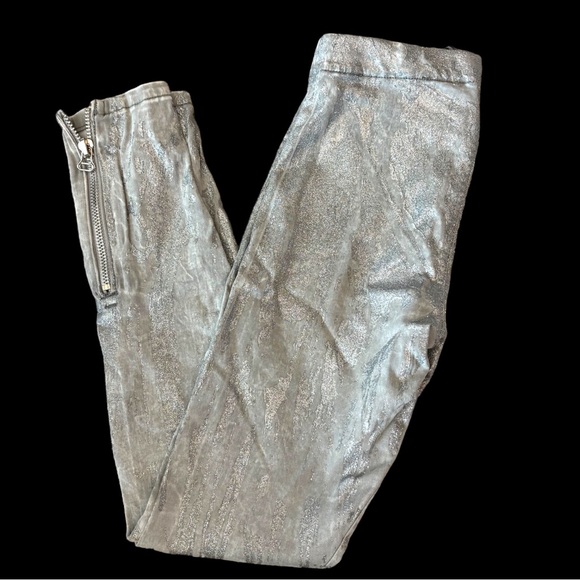 Joe’s Jeans Metallic Silver Skinny Jeans The Legging Fit - Picture 3 of 13